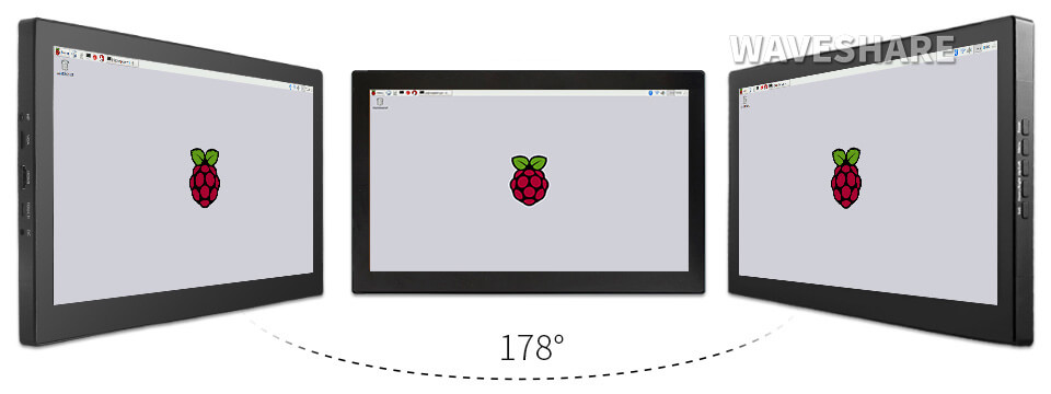 Monitor 13,3" IPS táctil para Raspberry Pi