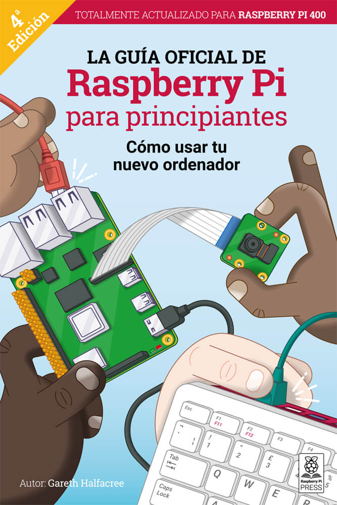 Portada guía oficial para principiantes Raspberry PI