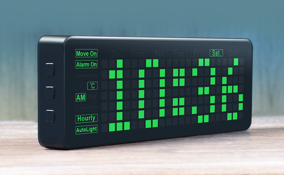 Electronic Clock for Raspberry Pi Pico, Accurate RTC, Multi Functions, LED Digits