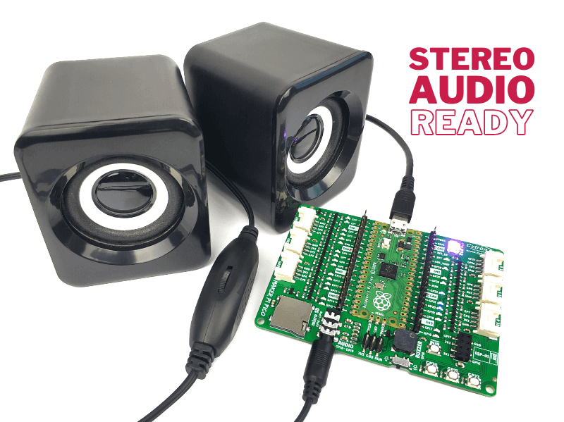 Maker Pi Pico - Stereo Audio Ready