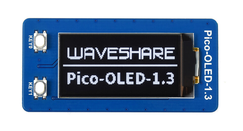 1.3inch OLED Display Module for Raspberry Pi Pico, 64×128, SPI/I2C