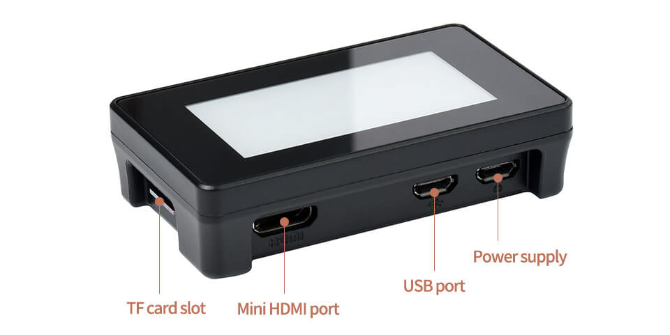 2.13inch Touch E-Paper E-Ink Display for Raspberry Pi Zero, 250×122, ABS Case