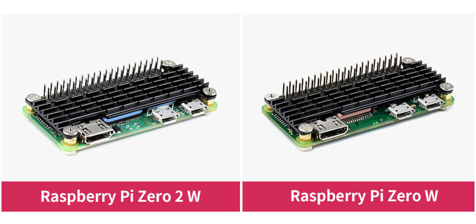 Waveshare Dedicated Aluminum Heatsink for Raspberry Pi Zero Series, Zero / Zero 2 W