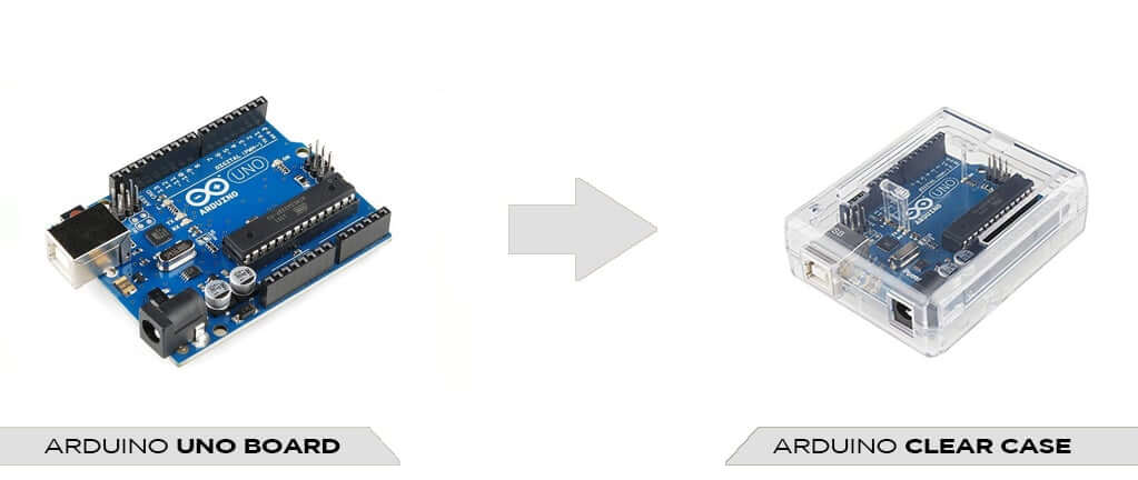 Arduino Uno Clear Case