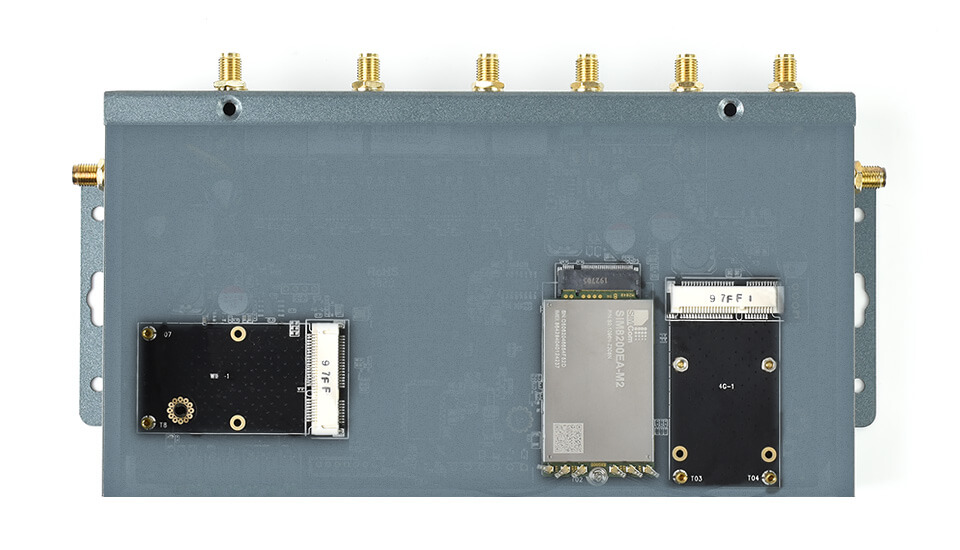SIM8200EA-M2 Industrial 5G Router, Wireless CPE, 5G/4G/3G Support, Snapdragon X55, Multi Mode Multi Band